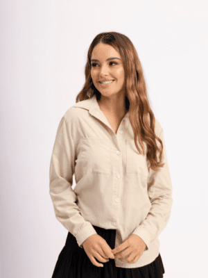 Camisa Ana lino caqui