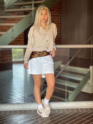 Short Tobias índigo crudo