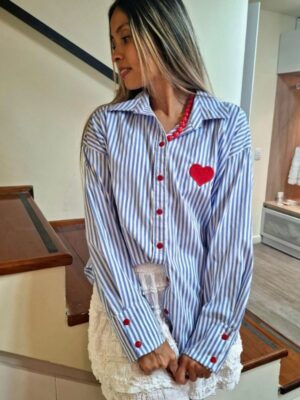 Camisa Susana Rayas azul